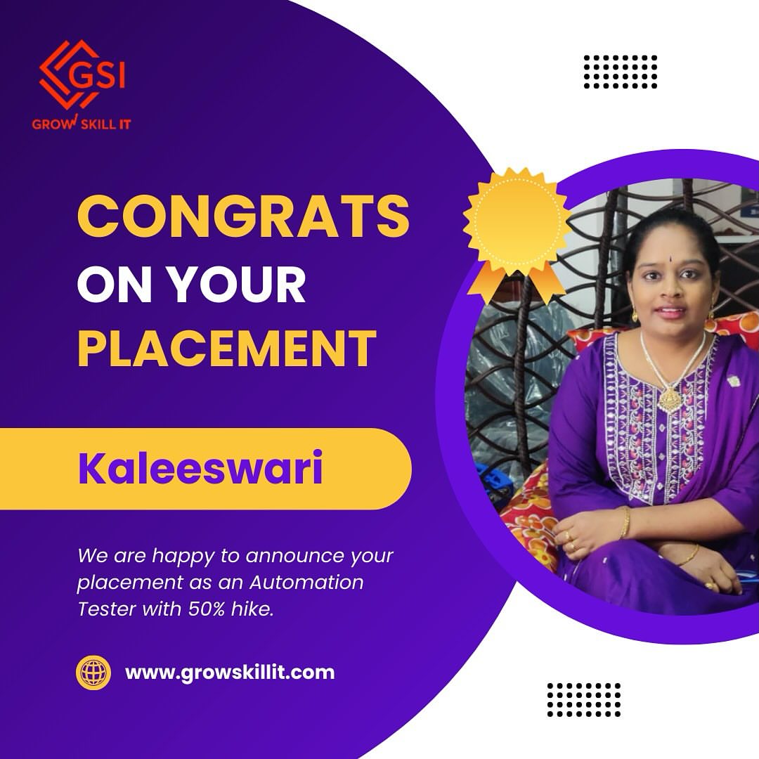 Growskill IT : Placed Students