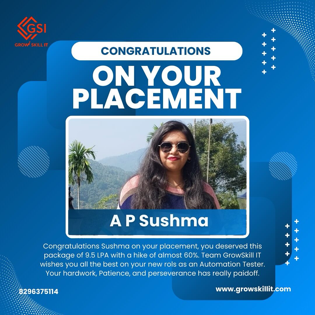 Growskill IT : Placed Students