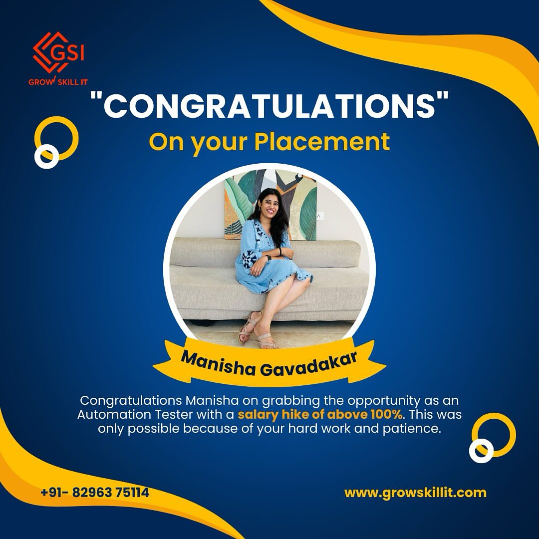 Growskill IT : Placed Students