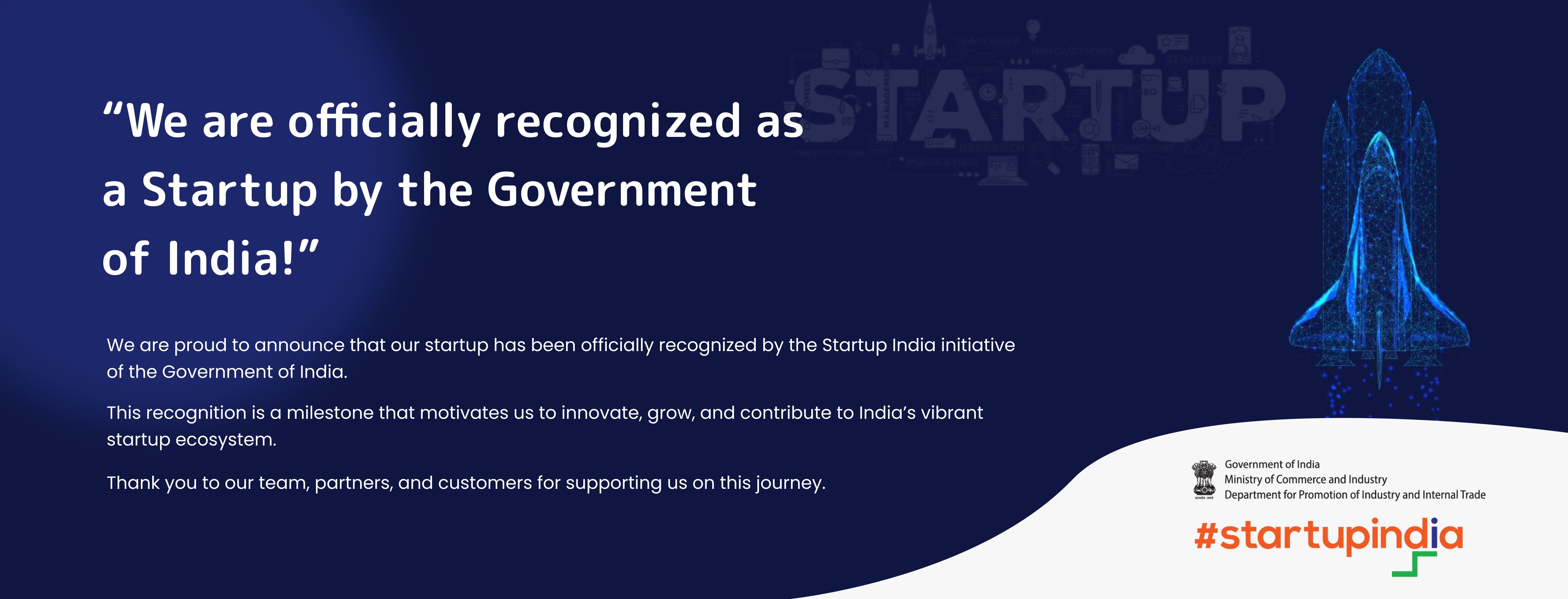 Government Recognition Banner
